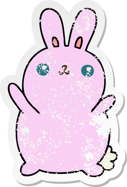 Bir insan tarafından çizilmiş garip bir el çiziminin sıkıntılı çıkartması.