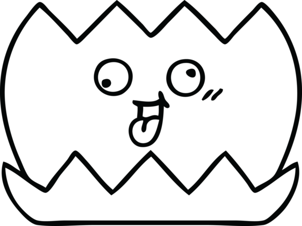 Bir insan tarafından çizilmiş nilüfer çiçeğinin çizgi çizimi.