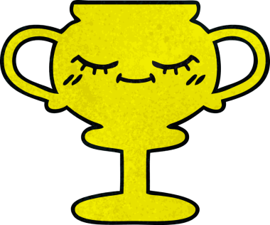 Bir insan tarafından çizilmiş eski grunge desenli bir kupa.