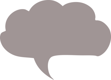 bir insan tarafından çizilmiş karalama ifade kabarcığı