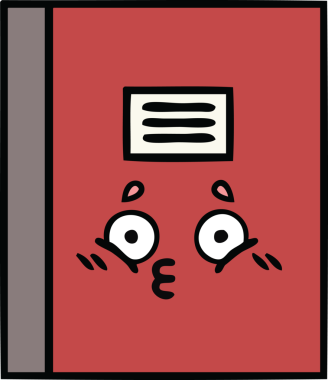 Bir insan tarafından çizilmiş güzel bir defter karikatürü.