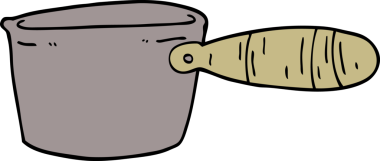 Bir insan tarafından çizilmiş karalama tavası.