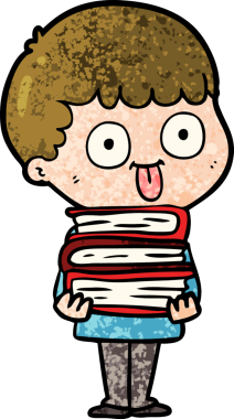 Bir insan tarafından çizilmiş çizgi film adamı.