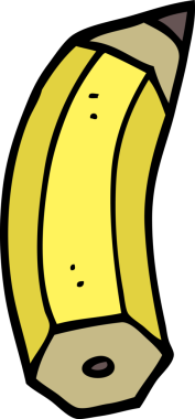 Bir insan tarafından çizilmiş el çizimi karikatür kalem.