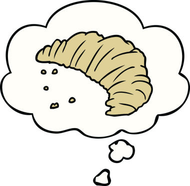 Bir insan tarafından çizilmiş düşünce baloncuklu ayçöreği.