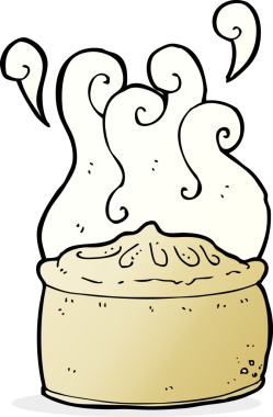 Bir insan tarafından çizilmiş çizgi film pastası.