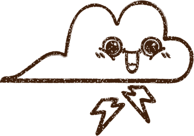 Bir insan tarafından çizilmiş bulut kömürü çizimi