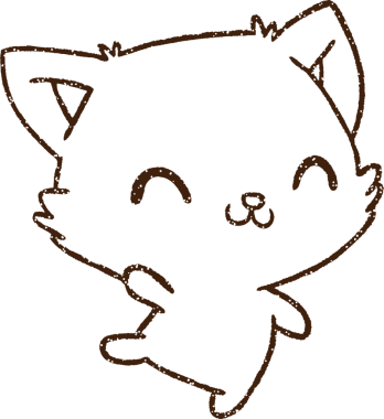 Sevimli Kedi Kömürü Bir insan tarafından çizilmiş