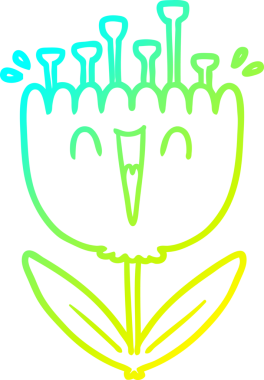 Bir insan tarafından çizilmiş mutlu bir karikatür çizimi.