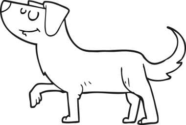 Bir insan tarafından çizilmiş siyah beyaz bir karikatür.