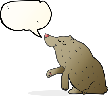 Bir insan tarafından çizilmiş serbest konuşma balonu karikatürü.