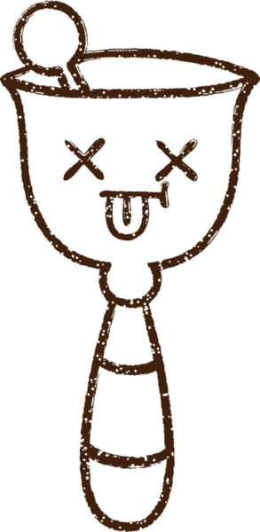 Bir insan tarafından çizilmiş çan kömürü çizimi