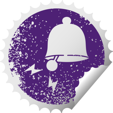 Bir insan tarafından çizilmiş çıngıraklı çıngırak sembolü.