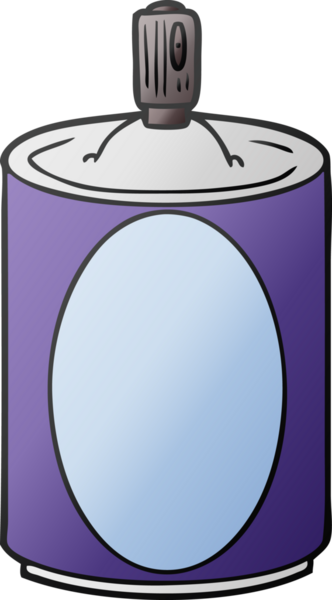 Bir insan tarafından çizilmiş karikatür spreyi.