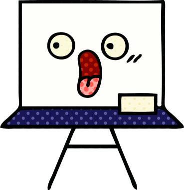 Bir insan tarafından çizilmiş beyaz bir karikatür.