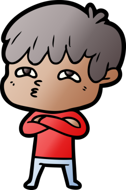 Bir insan tarafından çizilmiş garip bir adam.