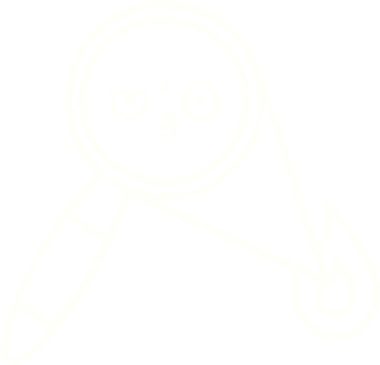 Bir insan tarafından çizilen Büyüteç Tebeşir Çizimi