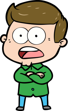 Bir insan tarafından çizilmiş bir karikatür.