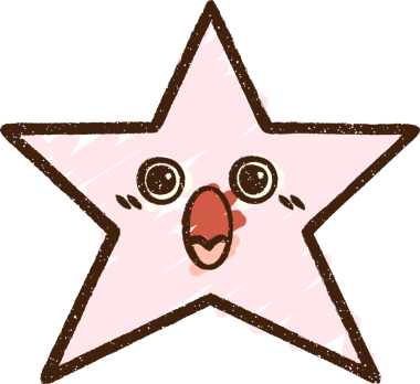 Bir insan tarafından çizilen Yıldız Tebeşiri