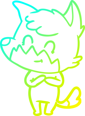 Bir insan tarafından çizilmiş soğuk hava çizgisi.