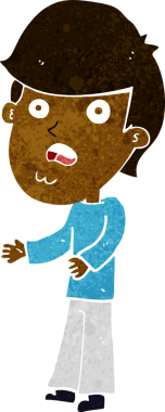 Bir insan tarafından çizilmiş bir karikatür.