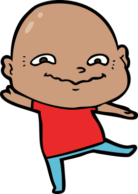 Bir insan tarafından çizilmiş ürkütücü bir çizgi film.