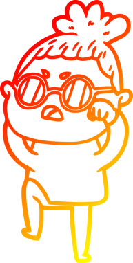 Bir insan tarafından çizilmiş kızgın bir karikatür çizimi.