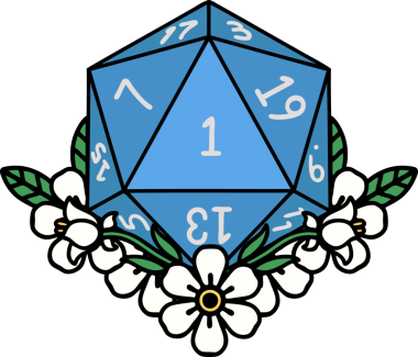 Retro Dövme Tarzı Doğal Zarlar Bir insan tarafından çizilmiş çiçek elementleri ile yuvarlanır