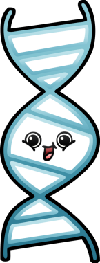 Bir insan tarafından çizilen DNA iplikçiklerinin gölgeli çizimi