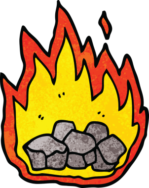 Bir insan tarafından çizilmiş karalama kömürü.