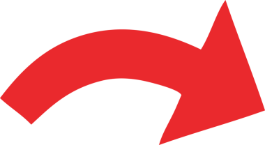 bir insan tarafından çizilmiş yönsel bir okun düz renk retro karikatürü