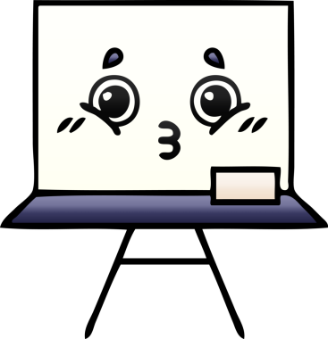 Bir insan tarafından çizilmiş beyaz bir karikatür.