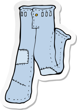 Bir insan tarafından çizilmiş eski bir kotun yapıştırması.