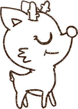 Bir insan tarafından çizilmiş ren geyiği kömürü.