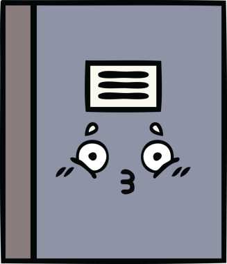 Bir insan tarafından çizilmiş güzel bir defter karikatürü.