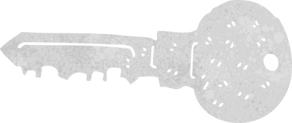 bir insan tarafından çizilmiş çizgi film anahtarı