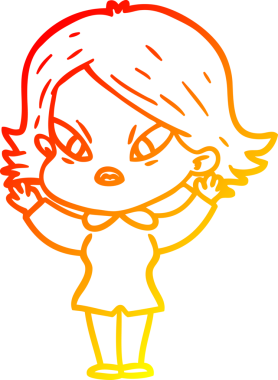 Bir çizgi film karakteri, bir insan tarafından çizilmiş...