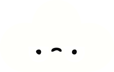 Bir insan tarafından çizilmiş bir bulutun düz renk retro karikatürü