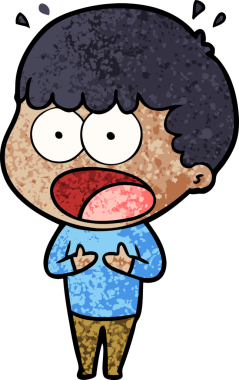 Bir insan tarafından çizilmiş bir karikatür.