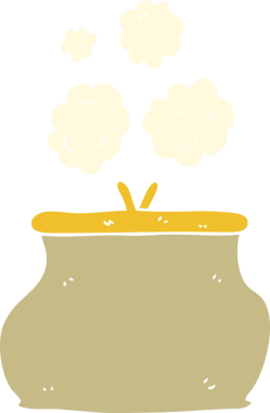 Bir insan tarafından çizilen cüzdanın düz renk çizimi