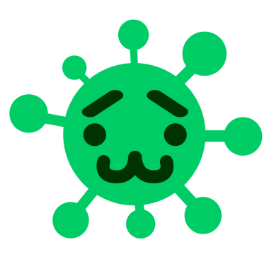 bir insan tarafından çizilen güvenilmez hayvan virüsü