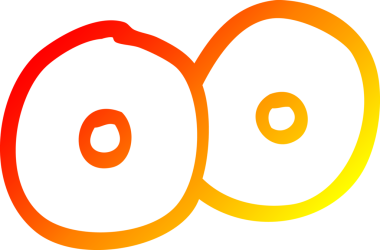 Bir insan tarafından çizilmiş bir çizgi film çizimi.