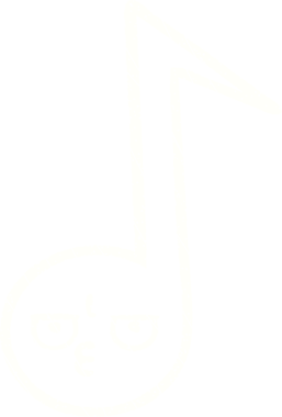 Bir insan tarafından çizilen Müzik Notu Tebeşiri