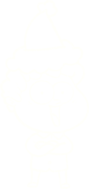 Bir insan tarafından çizilen Heyecanlı Çocuk Tebeşiri