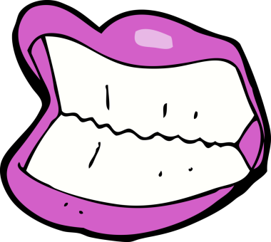 Bir insan tarafından çizilmiş sırıtan bir çizgi film.