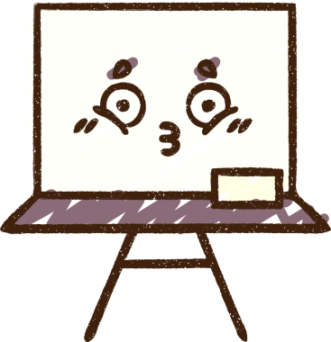 Bir insan tarafından çizilen Beyaz Tahta Tebeşiri