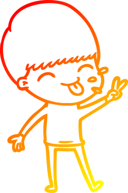 Bir insan tarafından çizilmiş çizgi film karakteri.