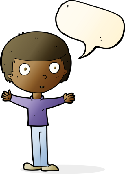 Bir insan tarafından çizilen konuşma baloncuğu ile bir adamı şaşırtan çizgi film.