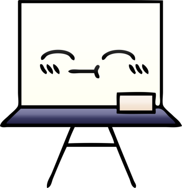 Bir insan tarafından çizilmiş beyaz bir karikatür.