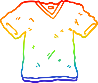 bir insan tarafından çizilmiş karikatür tişörtü çizimi